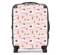 Happy Lama Suitcase Warren Reed - Designer Pink Large