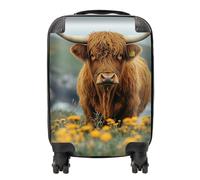 Warren Reed - Designer Highland Cow By The Coast Suitcase Small, Multi