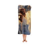 Warren Reed Highland Cows By The Lake Beach Towel
