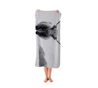 Warren Reed Lone Highland Cow Beach Towel