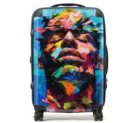 Santa Skull In Glasses Splashart Cushions Warren Reed - Designer Multi 33cm x 48cm