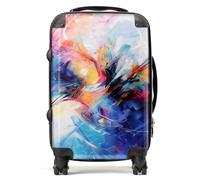 Warren Reed - Designer Serene Explosion Calm Amidst Colours Suitcase Cabin, Multi