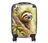 Warren Reed - Designer Sloth Watercolour Suitcase Small, Multi