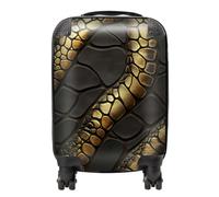 Warren Reed - Designer Snakeskin Print Effect Suitcase - Lightweight Hard Case, TSA Lock, 4 Spinner Wheels