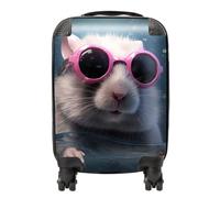 Warren Reed Splashart DoorMouse with Pink Glasses Suitcase - Mini Cabin