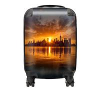 Warren Reed Sunrise In The City Suitcase - Mini Cabin