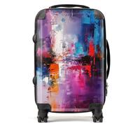 Warren Reed Vibrant Metropolis: A Palette Of Emotions Suitcase - Cabin