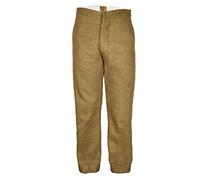 warreplica WW1 1902 British Battledress Service Dress SD Trousers - WW1 WW2 Canadian Army Pants - Khaki (Reproduction) (X Large-38 inches)