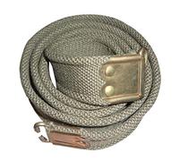 warreplica WWII British Lee Enfield No 1 Mk III & No 4 Mk I Rifle Sling-Authentic Reproductions OD Color Cotton Canvas Webbing-WWII UK Military Spec Enfield Sling - Heavy Duty Adjustable 44-Inch Strap