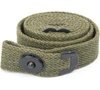 warreplica WWII US M1 Carbine Web Sling - OD Green Canvas 1 Inch Rifle Sling - Authentic Reproduction|Metal Tips - Fits M1 & M2 Carbines - Heavy Duty Military Spec Webbing|Authentic Replica Gear
