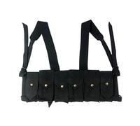 warrepplica Rhodesian Fereday & Sons Chest Rig with Grenade Pocket FAL/G3/M14 Bush War/20rd .308/7.62x51mm 4 Magazine Pouch Tactical Chest Rig with Grenade Pocket