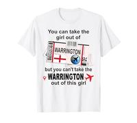 Warrington Girl - Warrington Boarding Pass - Warrington T-Shirt