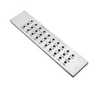 WARRIOO Jewelry Wire Drawing Tool Steel Wire Drawplate Wire Drawing Plate Steel Texture Wire Shaping Tool Suitable, 205x45mm, steel, No Gemstone