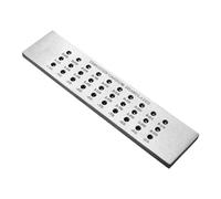 WARRIOO Jewelry Wire Drawing Tool Steel Wire Drawplate Wire Drawing Plate Steel Texture Wire Shaping Tool Suitable, 204x45mm, steel, No Gemstone