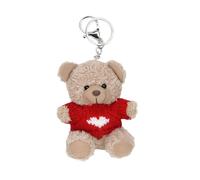 WARRIOO Love Sweater Bear Phone Anti-lost Lanyard Trendy Couple Phone Pendant Keychain Simple Portable Phone, Multiple-colors-2, 10x9.5cm.