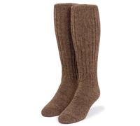 WARRIOR ALPACA SOCKS - Second to None Thick Alpaca Terry Lined Boot Socks - Unisex, Coco Knee-high, Large