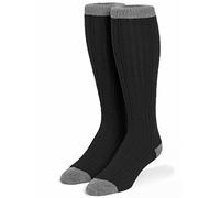 WARRIOR ALPACA SOCKS - Unisex Colorblock Long John Alpaca Wool Socks, Black/Gray, Small
