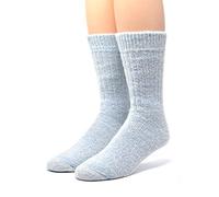 WARRIOR ALPACA SOCKS - Unisex Toasty Toes Ultimate Alpaca Socks For Men And Women, Blue Heather, S