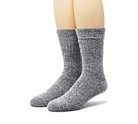 WARRIOR ALPACA SOCKS - Unisex Toasty Toes Ultimate Alpaca Socks For Men And Women, Grey Heather, M
