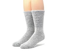 WARRIOR ALPACA SOCKS - Unisex Toasty Toes Ultimate Alpaca Socks For Men And Women, White Cinder, Large
