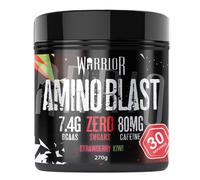 Warrior Amino Blast BCAA Powder 270g - Fruit Salad Flavour, BCAA Supplement for