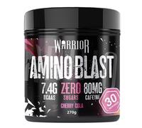 Warrior Amino Blast 270g - BCAA Powder - Branched Chain Amino Acids Supplement, Intra Workout & Recovery, Energy Drink - 30 Servings (Cherry Cola)