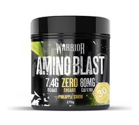 Warrior Amino Blast 270g - BCAA Powder - Branched Chain Amino Acids Supplement, Intra Workout & Recovery, Energy Drink - 30 Servings (Pineapple Crush)