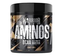 Warrior Aminos BCAA Electrolyte Powder 360g - 8:1:1 Leucine Isoleucine Valine + Glutamine - Zero Sugar Keto Vegan Intra Workout Muscle Recovery Fitness Hydration Electrolytes Pre Workout - Crazy Cola