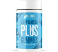 Warrior Ashwagandha Plus Gummies - Containing a Potent 10:1 Ashwagandha Extract, Rhodiola, L-Theanine and a Host of B Vitamins - Vegan - Gluten Free - Stress Relief - Orange Flavour (60 Gummies)