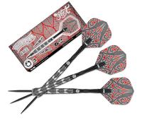 Warrior Awe Steel Tip Dart Set-90% Tungsten Barrels-23gm