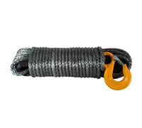 Warrior Black Edition Synthetic Winch Rope Line 11mm x 30m with 10800kg MBL