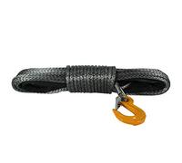 Warrior Black Edition Synthetic Winch Rope Line 8mm x 30m with 6100kg MBL