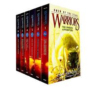 Warrior Cats: Omen of the Stars Book 1-6 Series 4 Books Collection Set By Erin Hunter (The Fourth Apprentice, Fading Echoes, Night Whispers, Sign of the Moon, The Forgotten Warrior & The Last Hope)