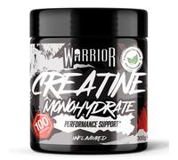 Warrior Creatine Monohydrate Powder 300g (100 Servings) - Pure Creatine Powder, Easy Dissolve Micronised Creatine (Not Creatine Gummies or Tablets),