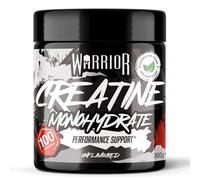 Warrior Creatine Monohydrate Powder 300g (60 Servings) - Pure Micronised Creatine Powder Supplement for Men & Women, Pre & Post Workout Strength, Muscle Growth & Recovery, Vegan - Unflavoured