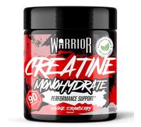 Warrior Creatine Monohydrate Powder 300g (90 Servings) - Pure Micronised Creatine Powder Supplement for Men & Women, Pre & Post Workout Strength, Muscle Growth & Recovery, Vegan - Savage Strawberry