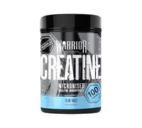 Warrior Creatine Monohydrate Powder - Micronised for Easy Mixing and Consumption - Proven to Improve Physical Performance/Recovery, 5g Servings (Blue Razz, 500g)