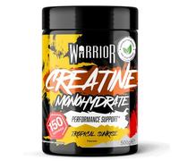Warrior Creatine Monohydrate Powder 500g - Micronised for Easy Mixing and Consumption - Proven to Improve Physical Performance/Recovery, 5g Servings (Tropical Sunrise)