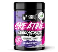 Warrior Creatine Monohydrate Powder 500g - Micronised for Easy Mixing and Consumption - Proven to Improve Physical Performance/Recovery, 5g Servings (Blazin' Berry)