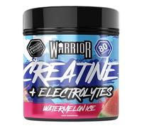 Warrior Creatine Monohydrate Plus Electrolytes Powder 360g - Hydration and Performance Drink - Nutrition Shake to Promote Muscle Growth (Not Tablets, Sachet, Gummies) - 80 Servings - (Watermelon Ice)
