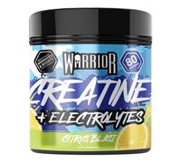 Warrior Creatine Monohydrate Plus Electrolytes Powder 360g - Hydration and Performance Drink - Nutrition Shake to Promote Muscle Growth (Not Tablets, Sachet, Gummies) - 80 Servings - (Citrus Burst)