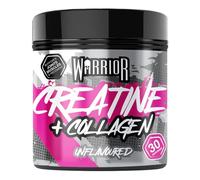 Warrior Creatine Monohydrate Powder + Hydrolysed Collagen Peptides 270g (30 Servings) - Micronised Creatine and Collagen Supplement for Muscle, Hair, Skin, Nails & Joints for Women - Unflavoured