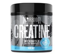 Warrior Creatine Monohydrate Powder - Micronised for Easy Mixing and Consumption - 100 Percent Pure Creatine - Proven to Improve Physical Performance and Recovery, 5 g Servings (Blue Razz, 300 g)