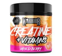 Warrior Creatine Monohydrate Powder + Multivitamin 360g (80 Servings) - Micronised Creatine Powder Supplement for Men & Women - Vi