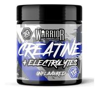 Warrior Creatine Monohydrate Plus Electrolytes Powder 360g - Hydration and Performance Drink - Nutrition Shake to Promote Muscle Growth (Not Tablets, Sachet, Gummies) - 80 Servings (Unflavoured)