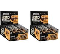 Warrior Crunch Bar 12 X 64G Dark Chocolate Peanut Butter (Pack of 2)