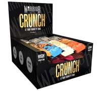 Warrior, CRUNCH - High Protein Bars - 20g Protein Each Bar - 12 Pack x 64g, Variety Pack