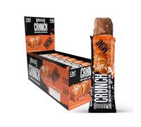 Warrior Crunch Mini (Snacksize) - Protein Bars - 9g+ Protein Per Bar - Low Carb, Low Sugar Snack - 24 Pack x 32g (Salted Caramel)