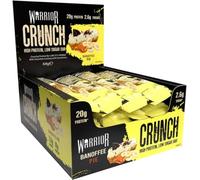 Warrior Crunch - High Protein Bars - 20g Protein Each Bar - Low Carb, Low Sugar Snack - 12 Pack x 64g (Banoffee Pie)