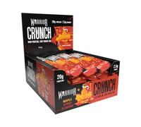 Warrior Crunch Protein Bars, Maple Syrup 12 x 64g - High Protein Snacks (20g), Low Sugar, Low Calorie Snack Bar, Guilt-Free On-the-Go Treats, Multipack Diet Bars for Weight Loss